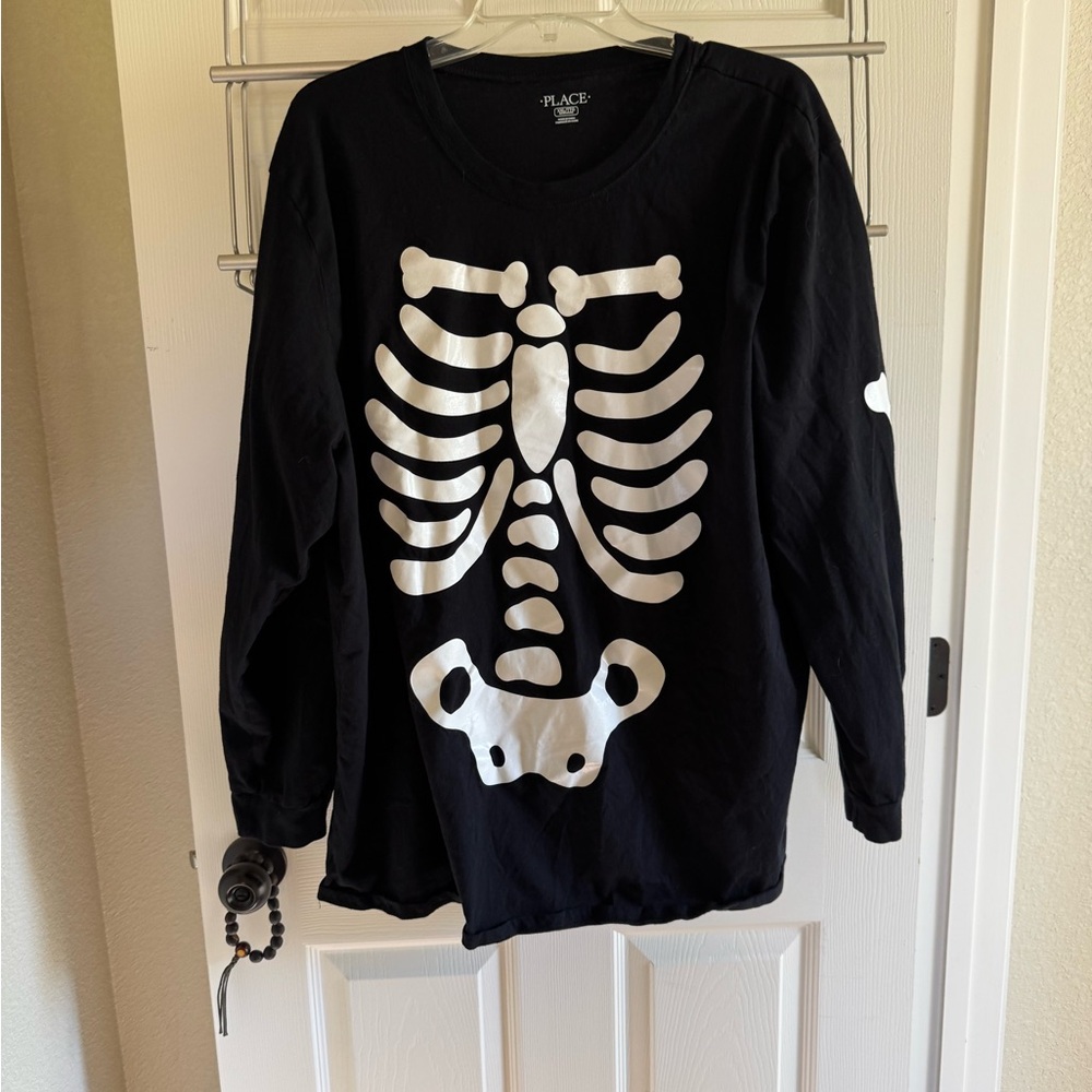 Black and White Skeleton Two Piece Costume/Sweatsuit
